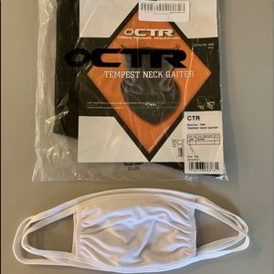 CTR thermal neck gaiter AND 3 cotton masks